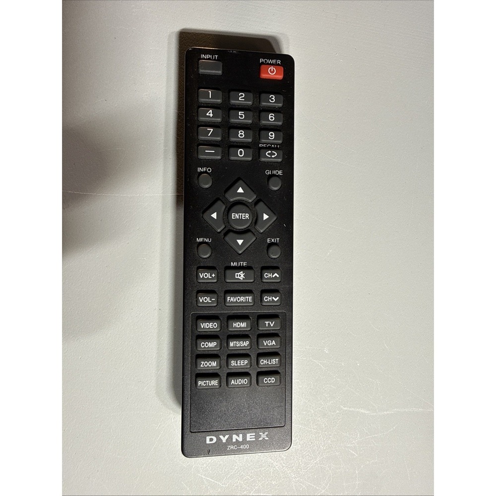 Dynex‎ ZRC-400 TV Remote For DX-32L150A11 32L200A12 40L2120A12 22L150A11 Works